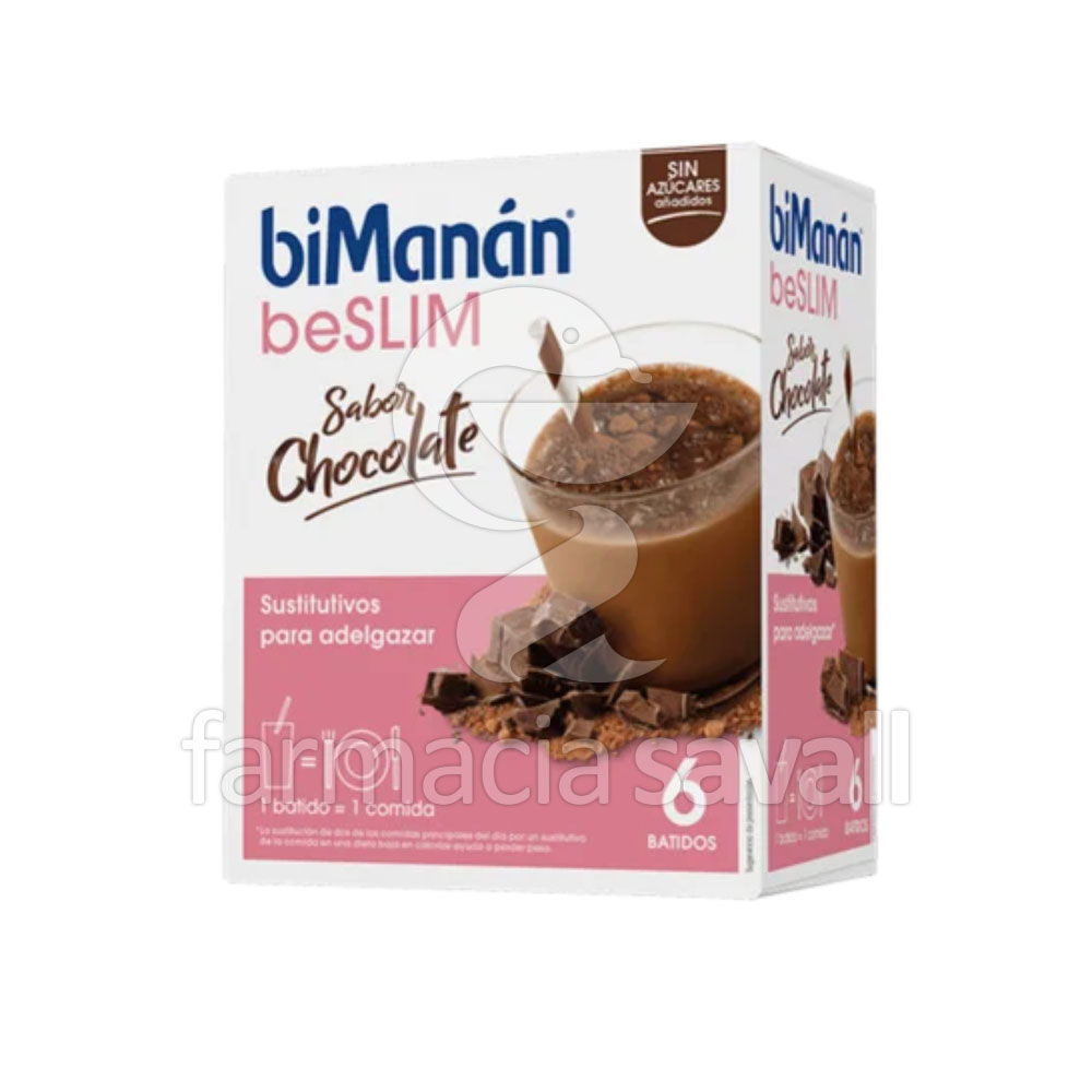 BIMANAN BESLIM 6 NATILLAS SABOR CHOCOLATE